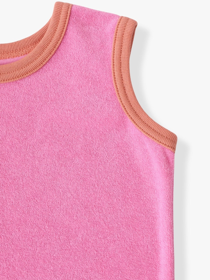 パイル タンク ロンパース（ピンク/ネイビー/70-80cm） 詳細画像 navy 2