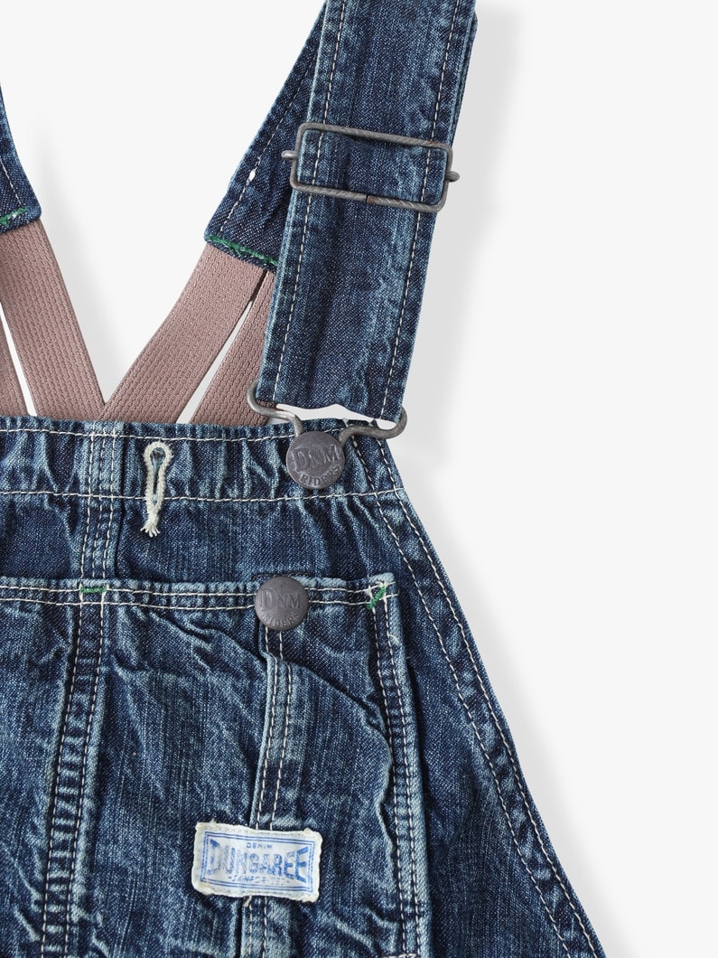 8 オンス デニム オーバーオール（ネイビー/105-125cm） 詳細画像 navy 2