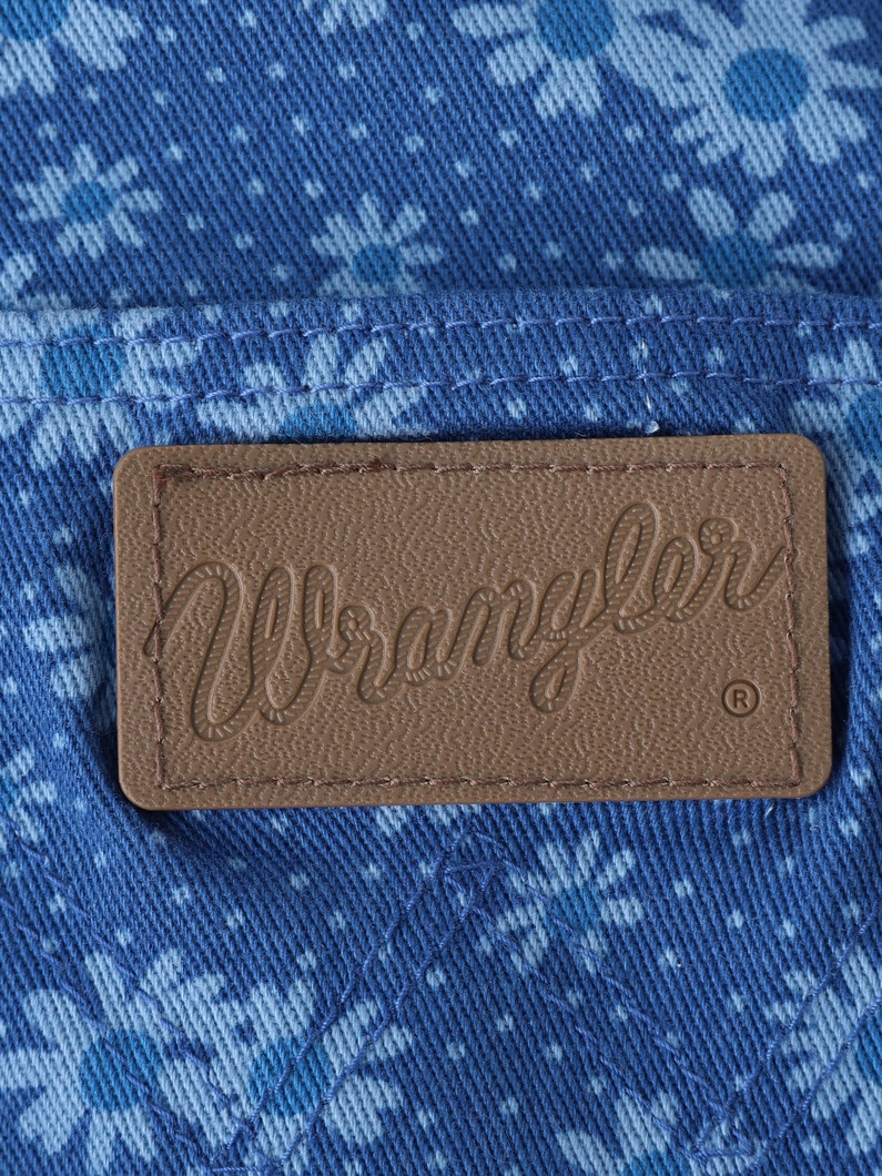 フラワー プリント フレア オーバーオール（ブルー/105-150cm） 詳細画像 blue 5