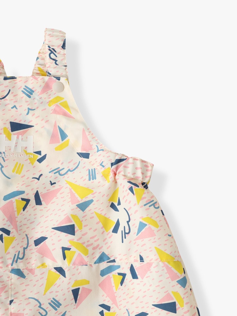 ヨット プリント ヴォーゲン ベビー オーバーオール（アイボリー/ネイビー/80-90cm） 詳細画像 ivory 2