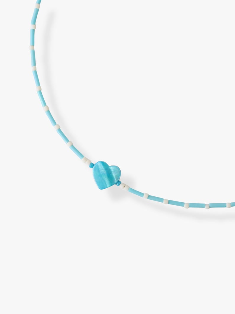 キッズ ハート ネックレス（ライトブルー） 詳細画像 light blue 1