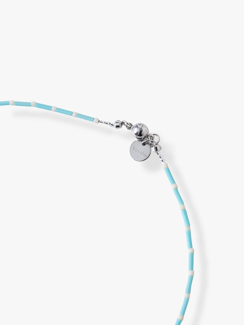 キッズ ハート ネックレス（ライトブルー） 詳細画像 light blue 2