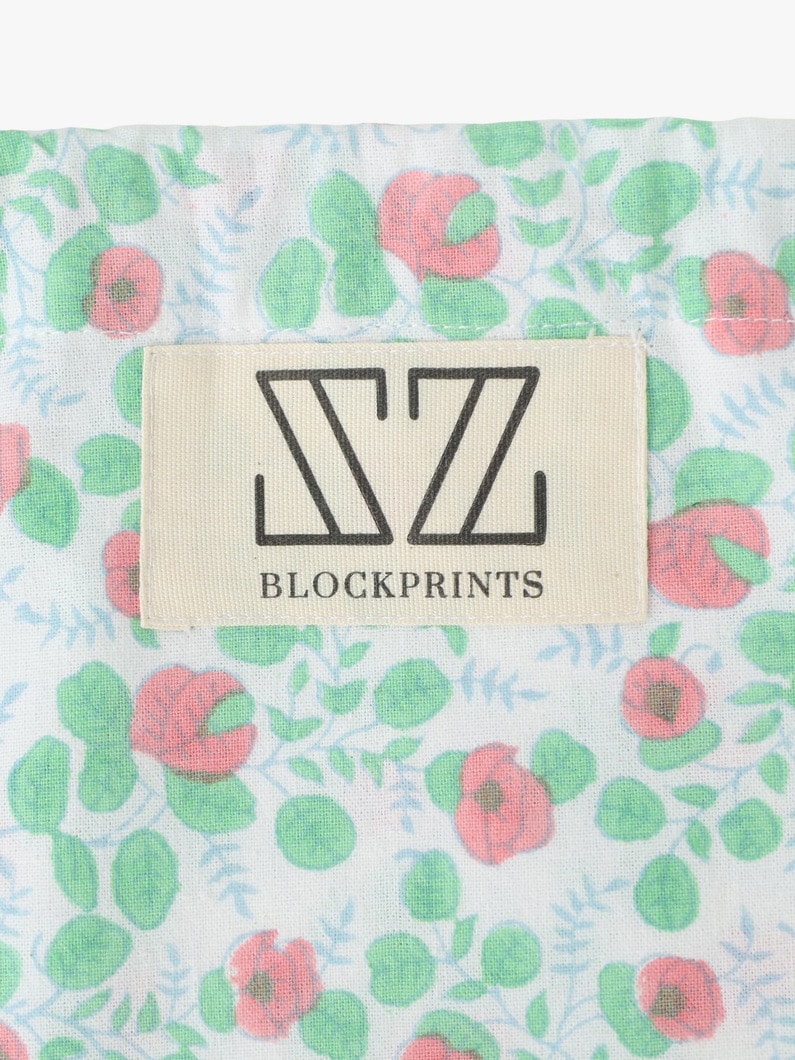 ブルーベリープリント ランドリーバッグ（M） 詳細画像 light green 4