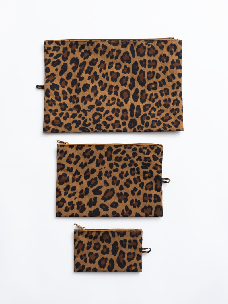 レオパード フラットポーチセット（3サイズ） 詳細画像 other 5