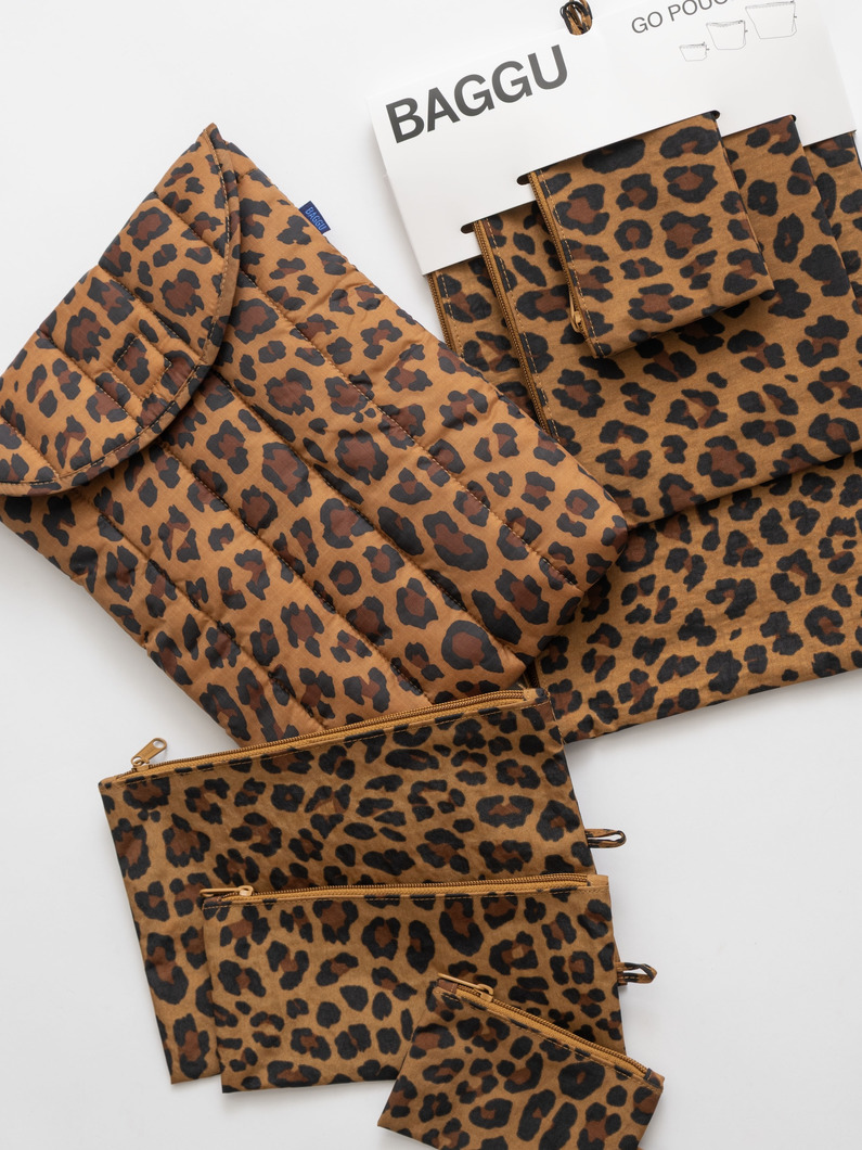 レオパード フラットポーチセット（3サイズ） 詳細画像 other 6