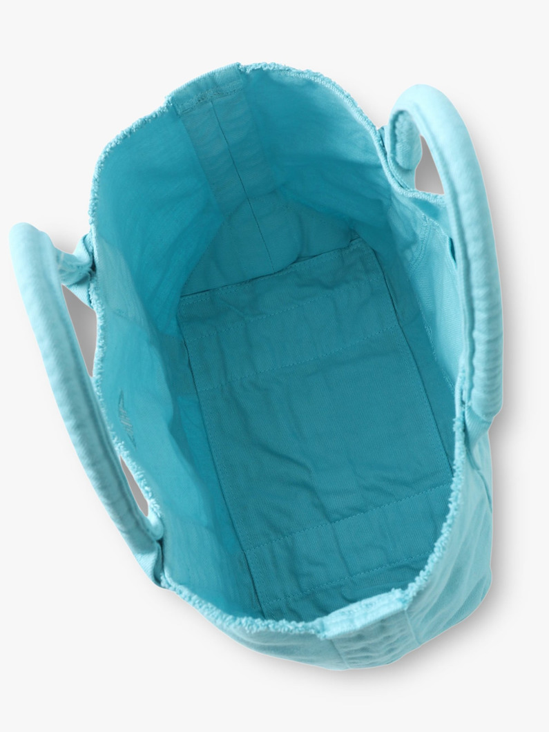 オーガニックコットン ガーメントダイ トートバッグ（S） 詳細画像 turquoise 3