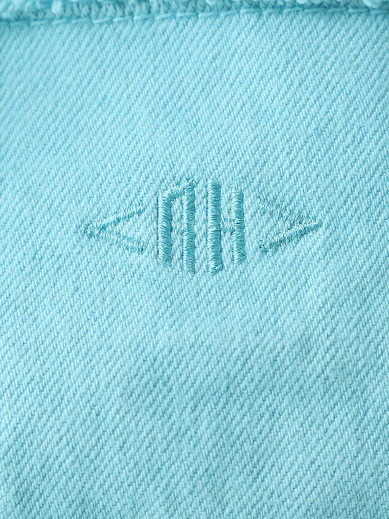 オーガニックコットン ガーメントダイ トートバッグ（S） 詳細画像 turquoise 4