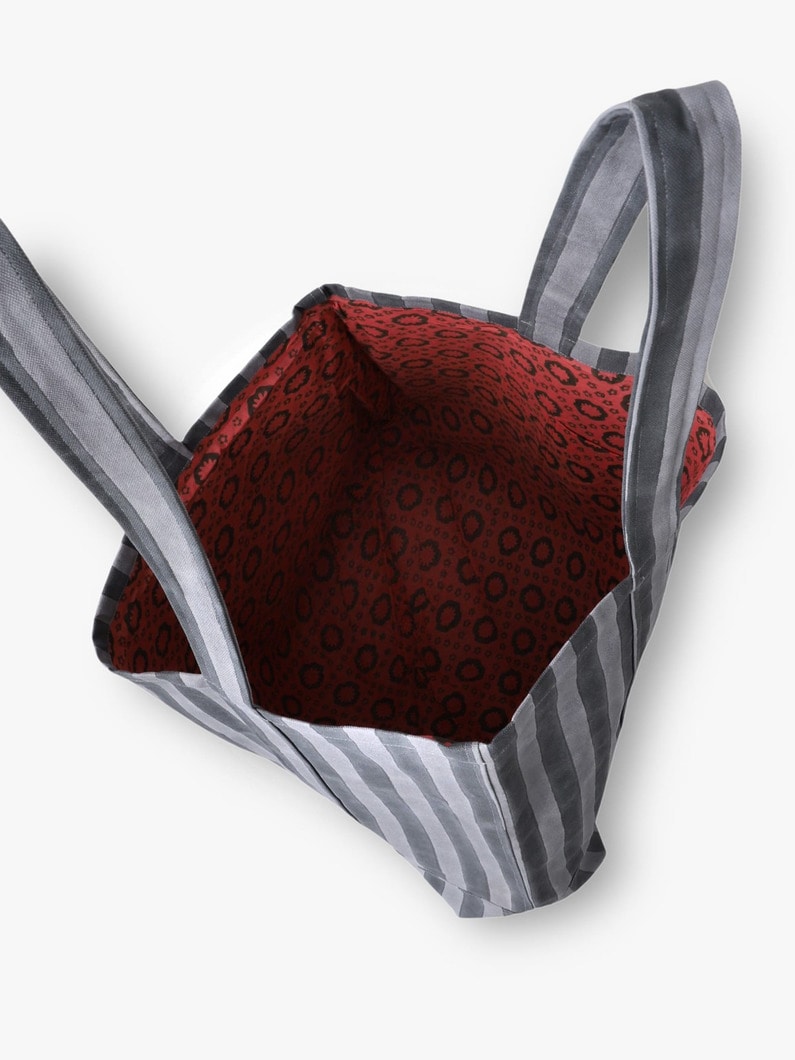 スモール トートバッグ（ワイドストライプ） 詳細画像 black 3