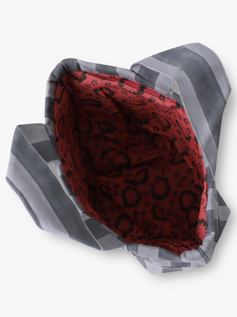 ミニ メイン トート（ワイドストライプ） 詳細画像 black 3