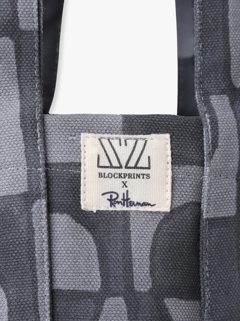 ミニ メイン トートバッグ（ハートクッキー） 詳細画像 black 4