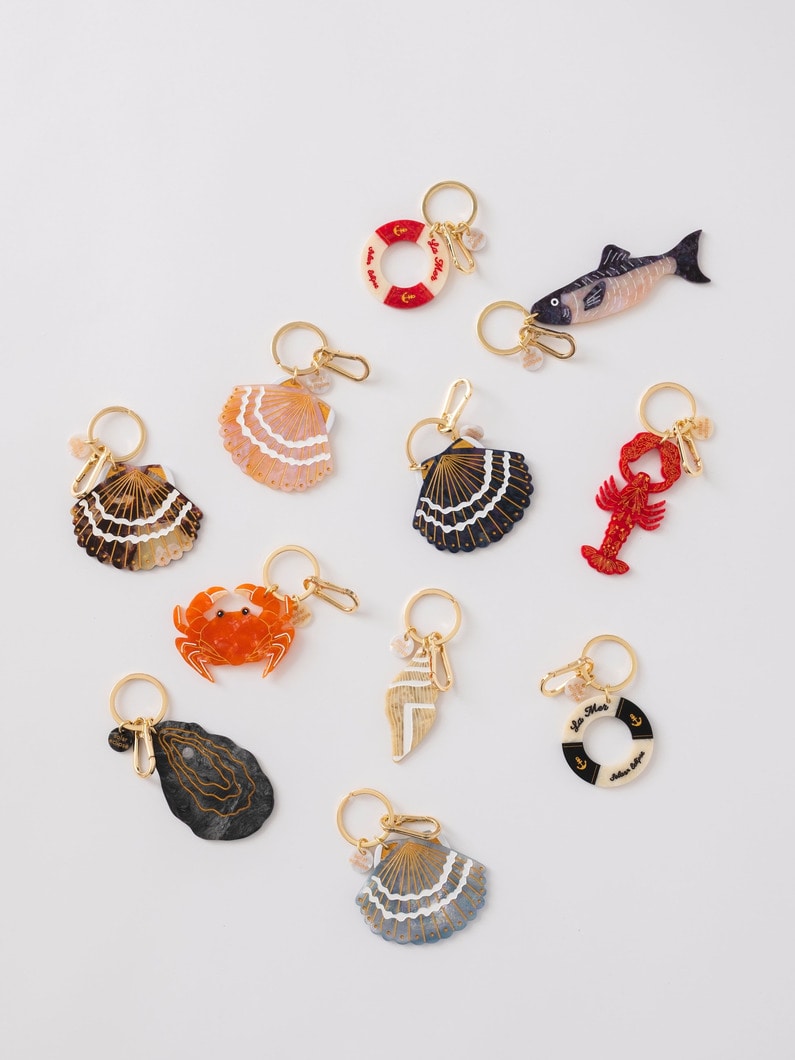 シーシェル バッグチャーム 詳細画像 light blue 3