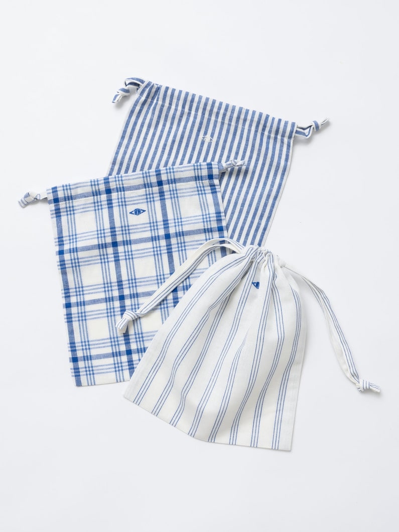 リネンコットン ポーチ（M） 詳細画像 C 5