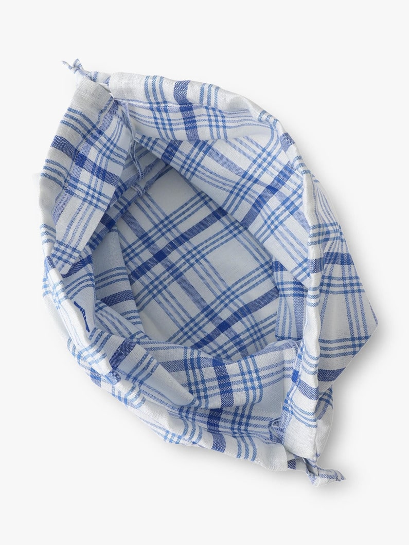 リネンコットン ポーチ（L） 詳細画像 B 3