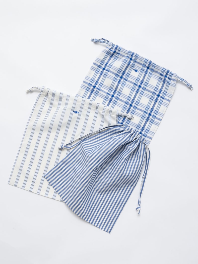 リネンコットン ポーチ（L） 詳細画像 B 5