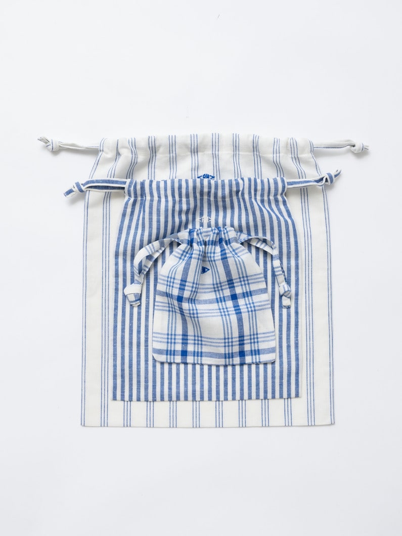 リネンコットン ポーチ（L） 詳細画像 B 6