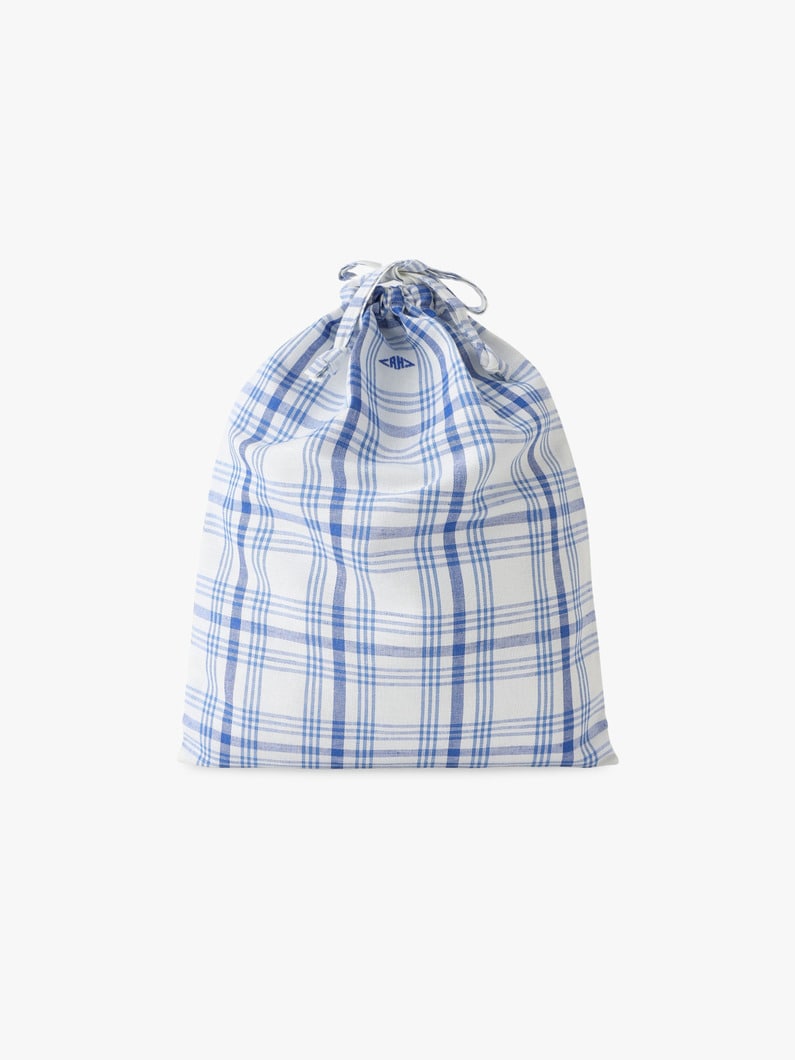 リネンコットン ポーチ（L） 詳細画像 A