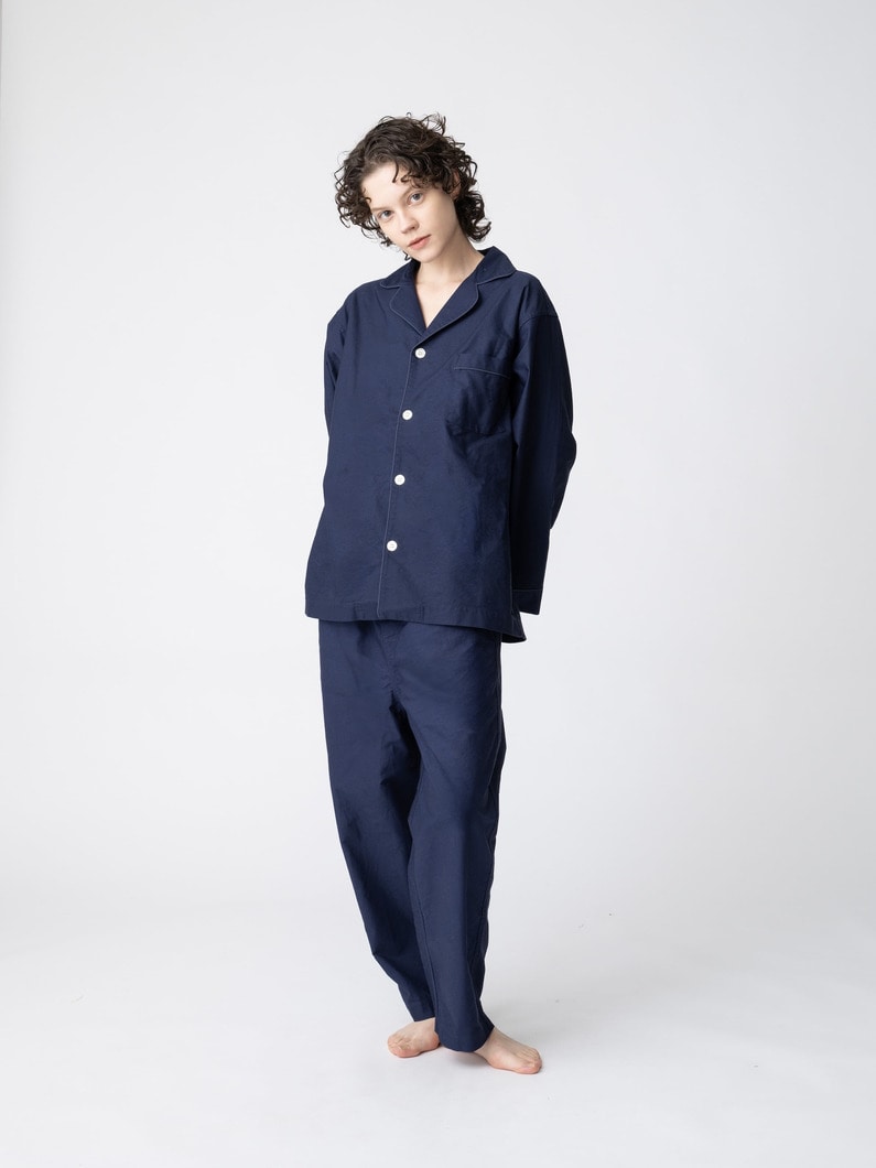 オックスフォード パジャマ 詳細画像 navy 7