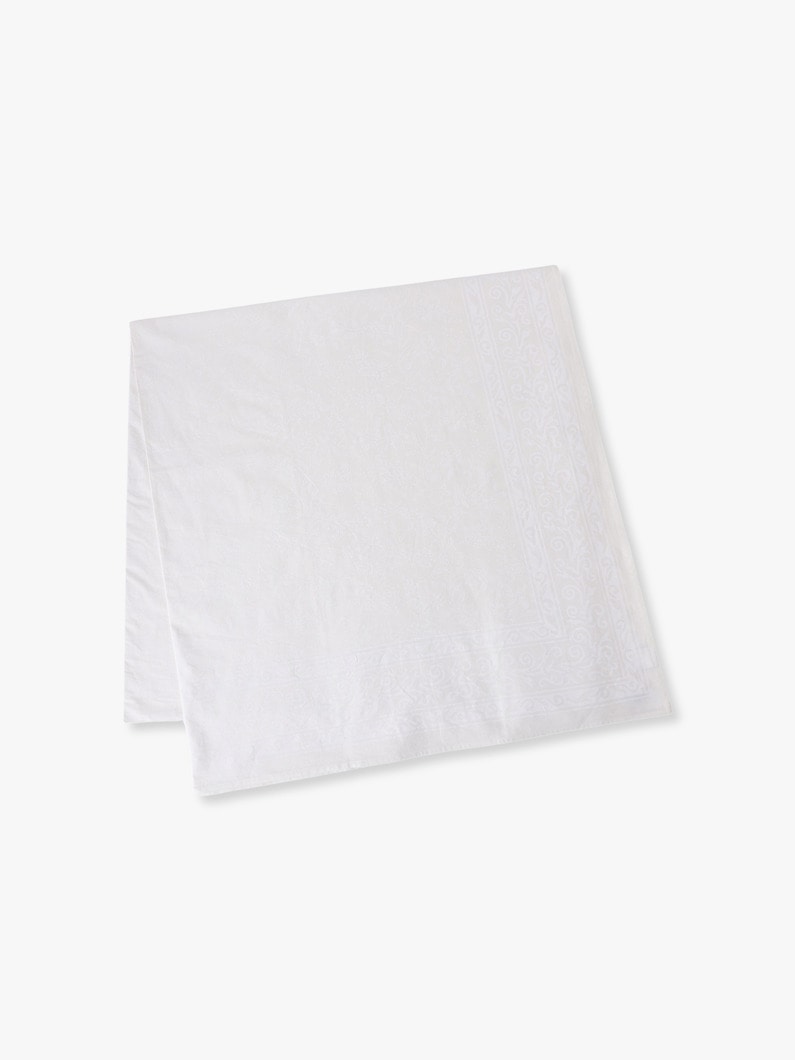 アドーン プリント テーブルクロス（60&times;120inch） 詳細画像 white 1