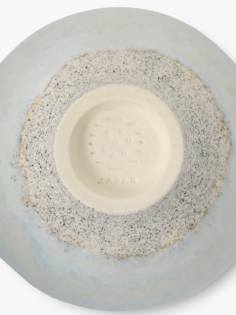 カラー グレーズド ロータス ボウル（S） 詳細画像 light blue 4