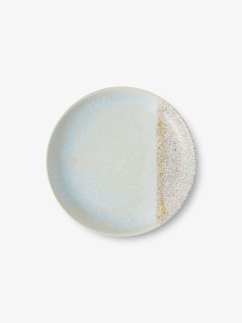カラー グレーズド プレート（15cm） 詳細画像 light blue 2