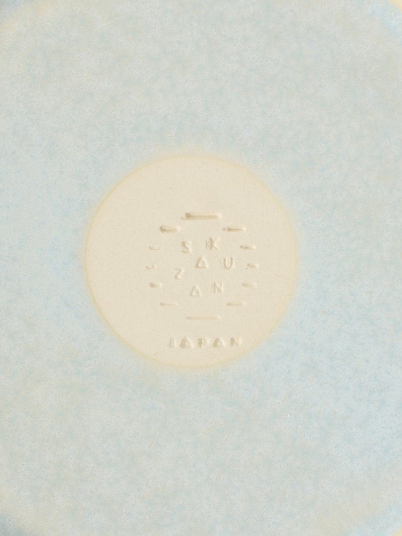 カラー グレーズド プレート（15cm） 詳細画像 light blue 4