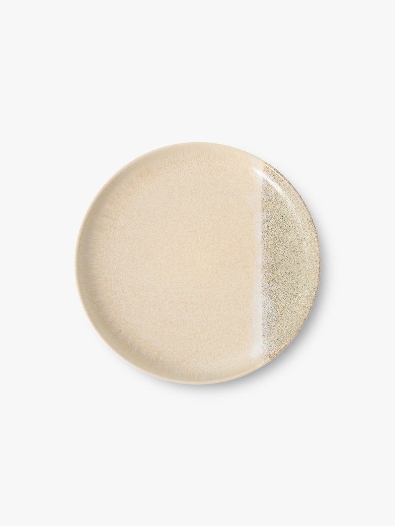 カラー グレーズド プレート（21cm） 詳細画像 light beige 2