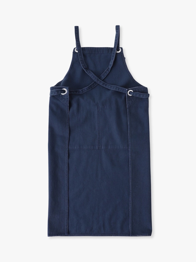 コットンツイル ワークエプロン 詳細画像 navy 1