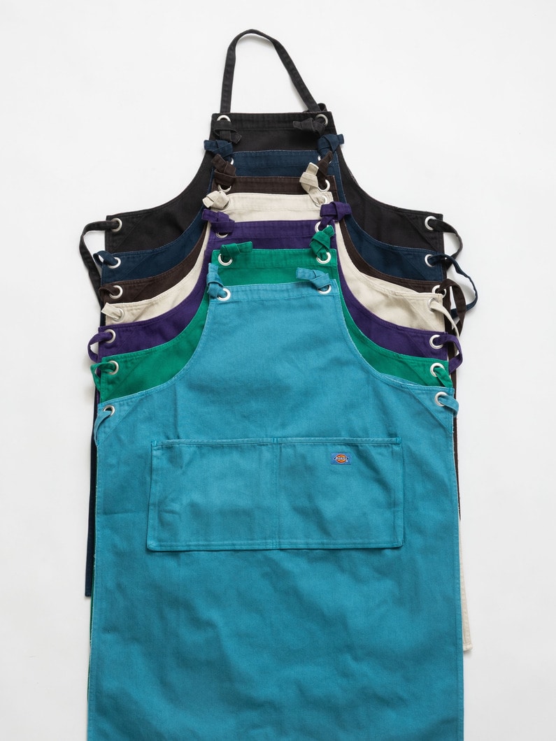 コットンツイル ワークエプロン 詳細画像 navy 6