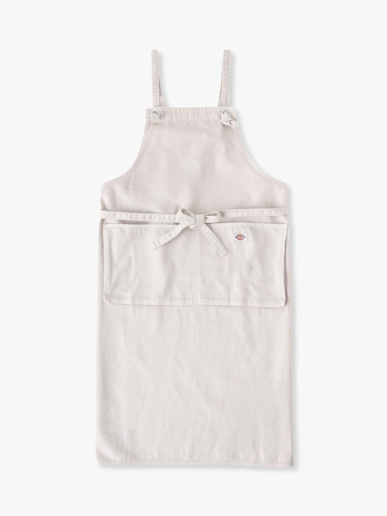 コットンツイル ワークエプロン 詳細画像 light beige