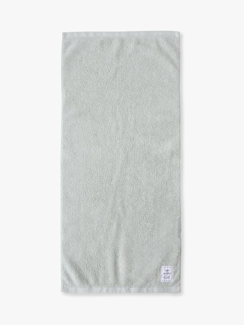 カラーウォッシュド フェイスタオル 詳細画像 light green 1
