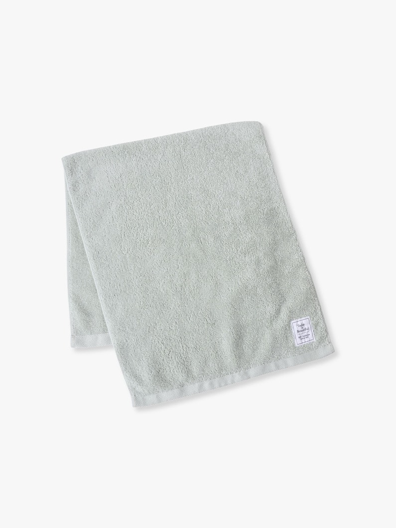 カラーウォッシュド フェイスタオル 詳細画像 light green 1