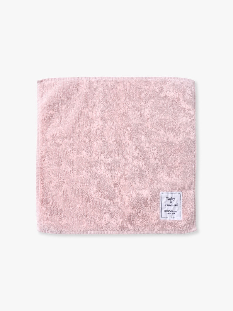カラーウォッシュド タオルハンカチ 詳細画像 light pink 1