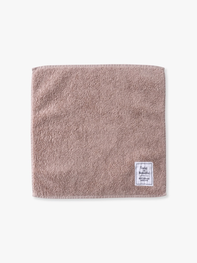 カラーウォッシュド タオルハンカチ 詳細画像 light brown