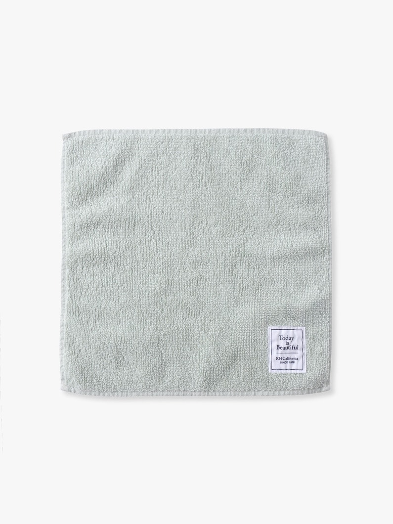 カラーウォッシュド タオルハンカチ 詳細画像 light green