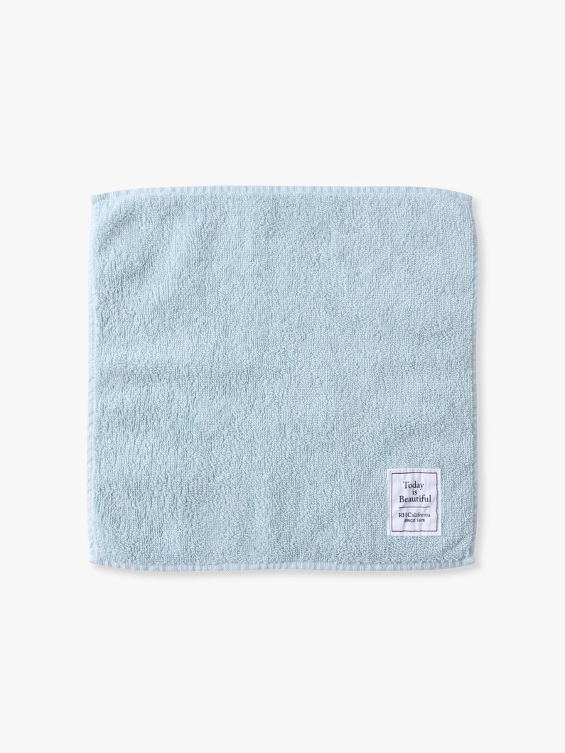 カラーウォッシュド タオルハンカチ 詳細画像 light blue