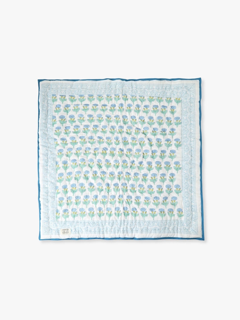 フルール ベビーブランケット 詳細画像 blue 1