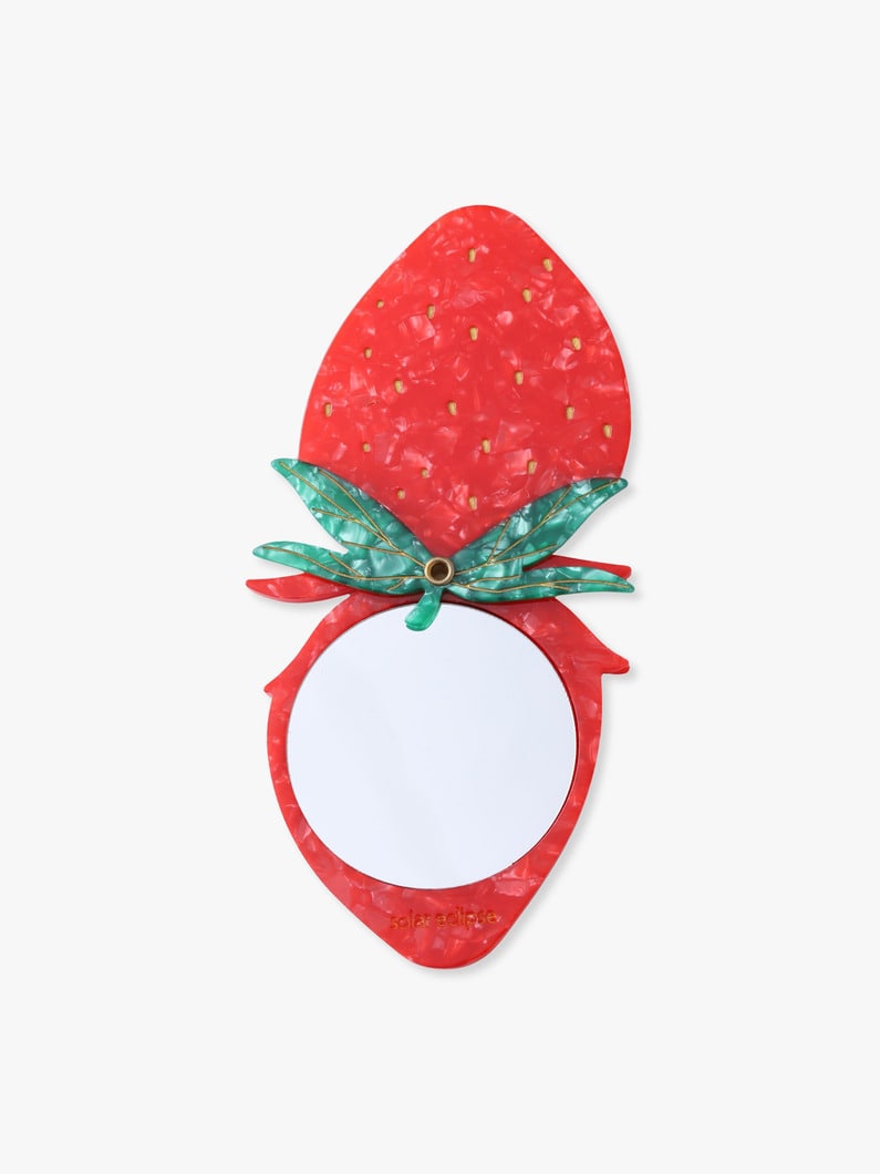 ストロベリー コンパクトミラー 詳細画像 red 2