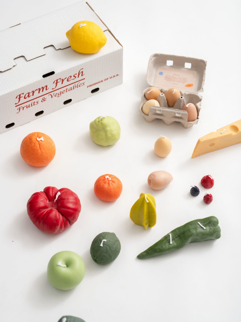 ジャンボヘアルームトマトキャンドル 詳細画像 red 4