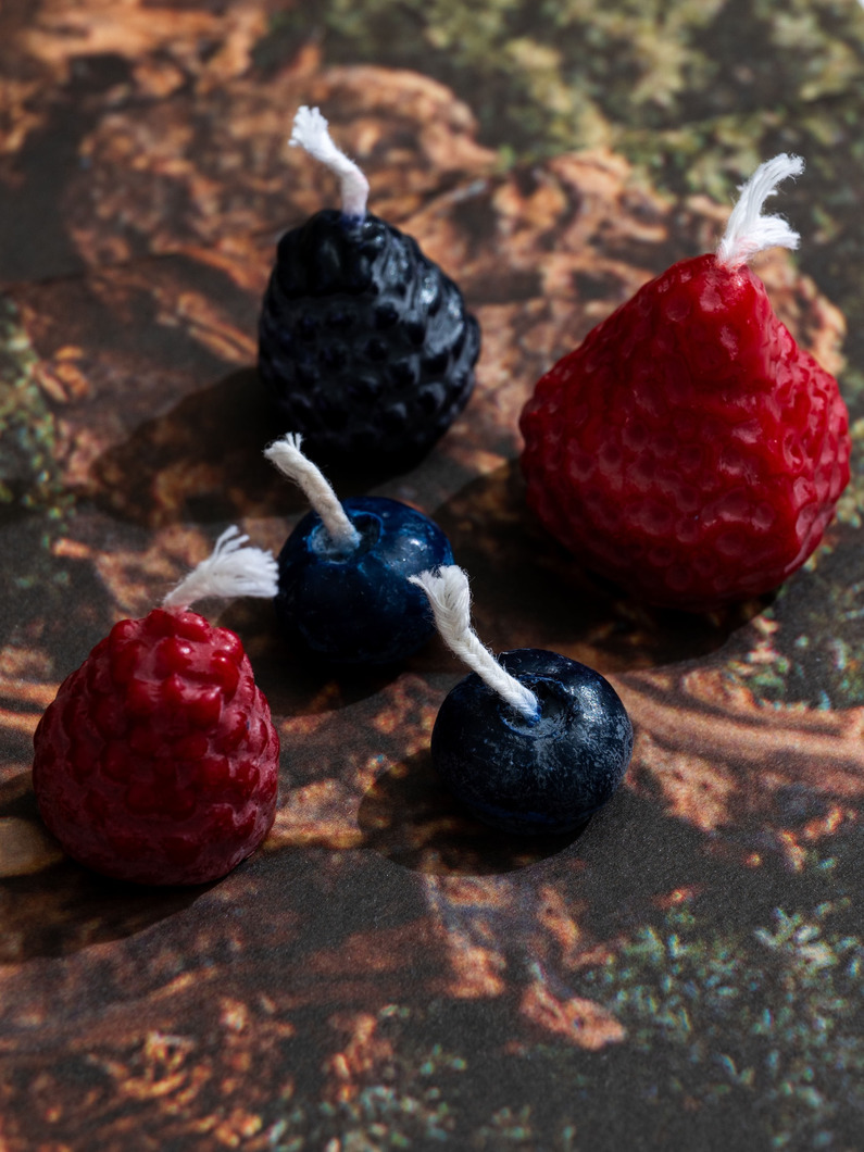 ミニブルーベリーキャンドル 詳細画像 blue 3