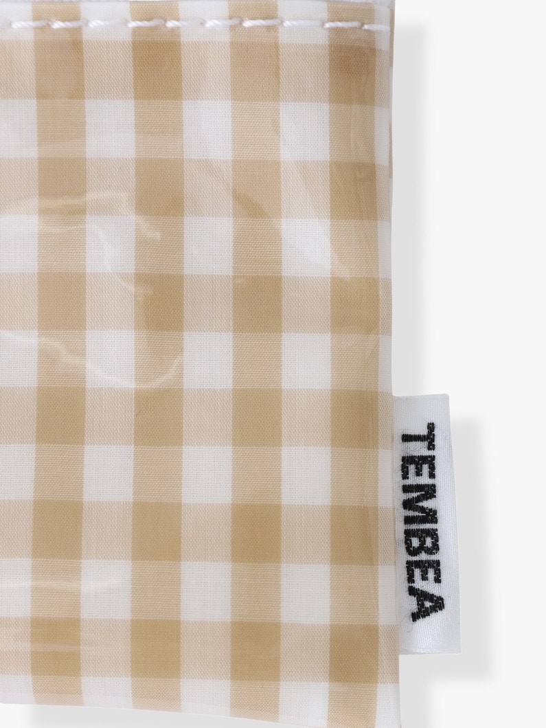 フラット スモール ポーチ  詳細画像 beige 3