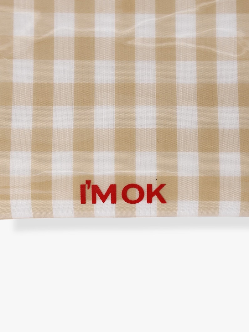 フラット スモール ポーチ  詳細画像 beige 4