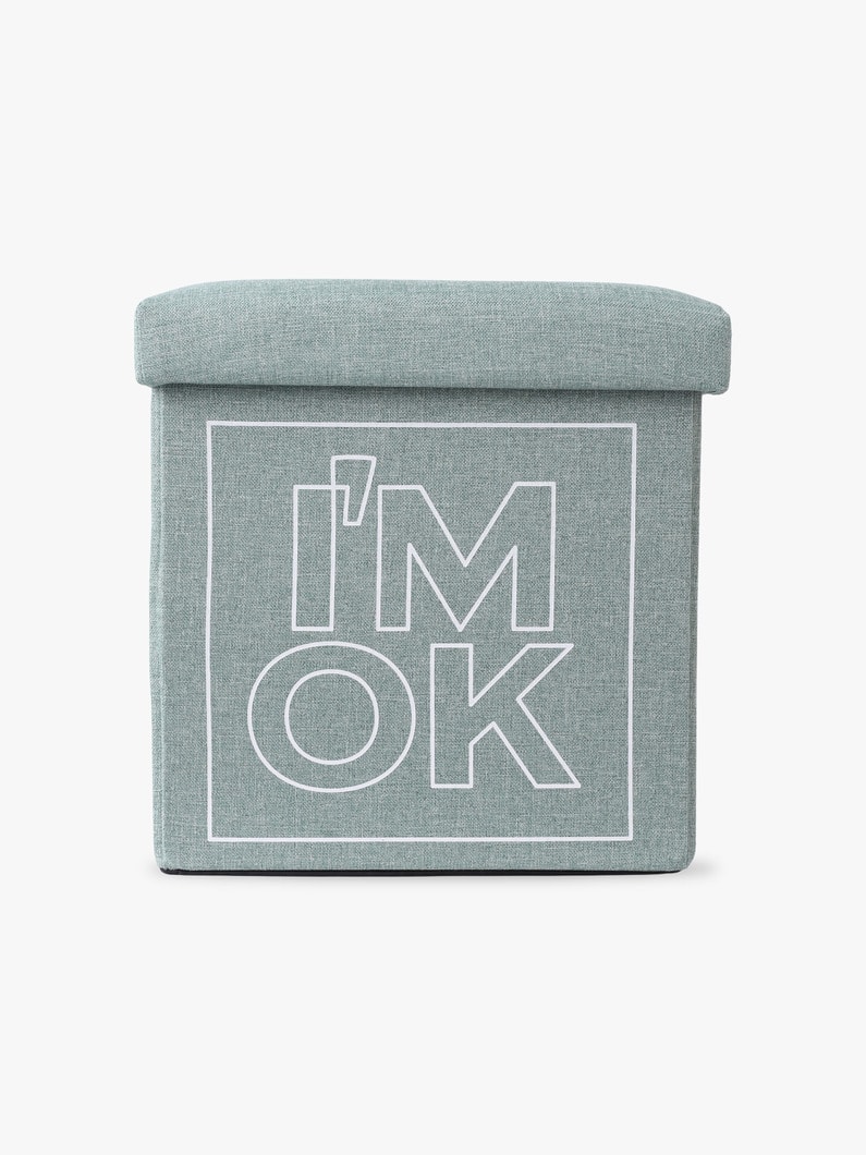 ツートン スツールボックス（ライトベージュ/ライトグリーン/ライトパープル） 詳細画像 light green