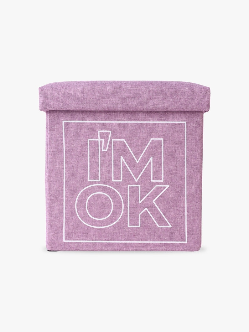 ツートン スツールボックス（ライトベージュ/ライトグリーン/ライトパープル） 詳細画像 light purple