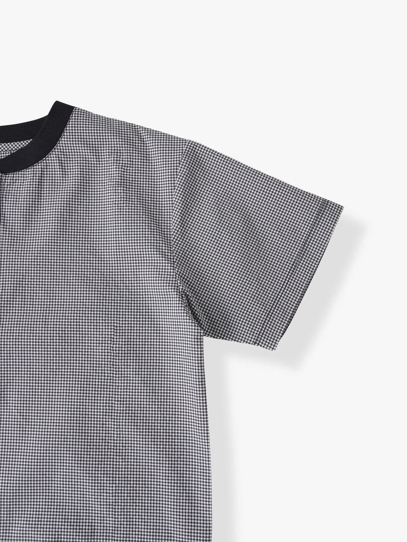 シアサッカー ヘンリーネック ティー 詳細画像 navy 2