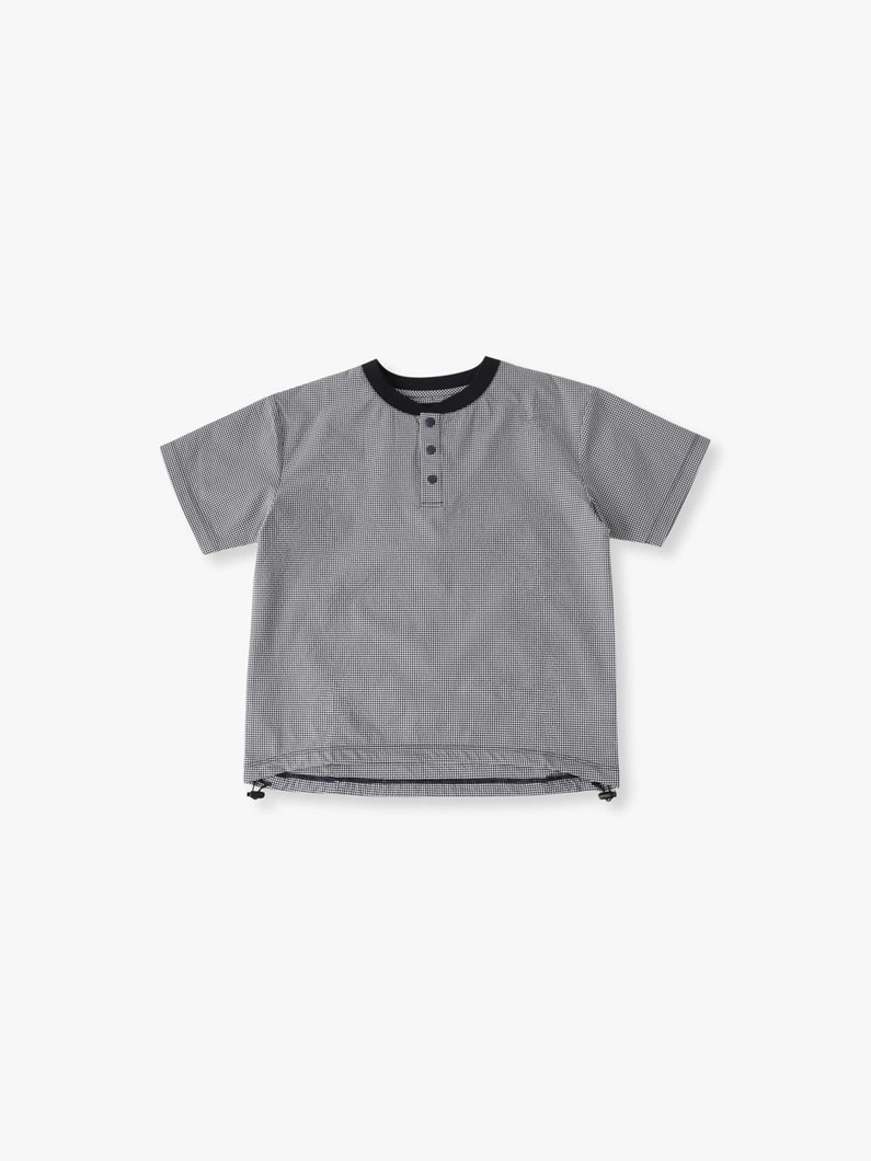 シアサッカー ヘンリーネック ティー 詳細画像 navy 2