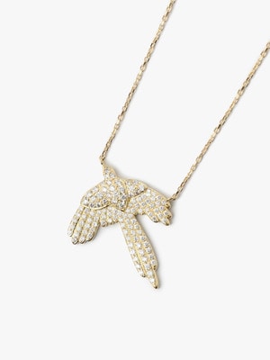 K18 Diamond Fairly Bird Necklace M 詳細画像 gold