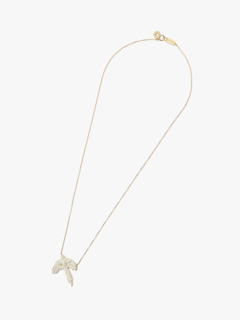 K18 Diamond Fairly Bird Necklace M 詳細画像 gold 2
