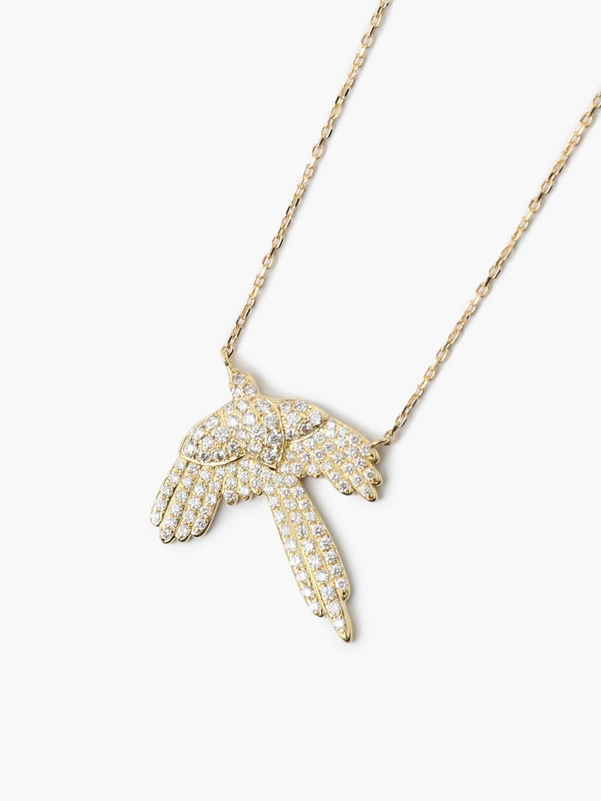 K18 Diamond Fairly Bird Necklace M｜SAN MARE(サンメイア)｜Ron Herman