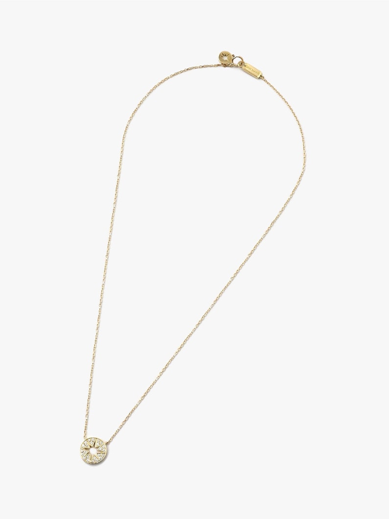 K18 Yellow Gold Diamond Ombra Necklace 詳細画像 gold 4