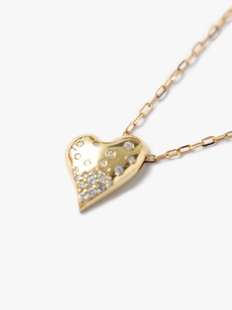 Heart Pendant Necklace 詳細画像 gold 3